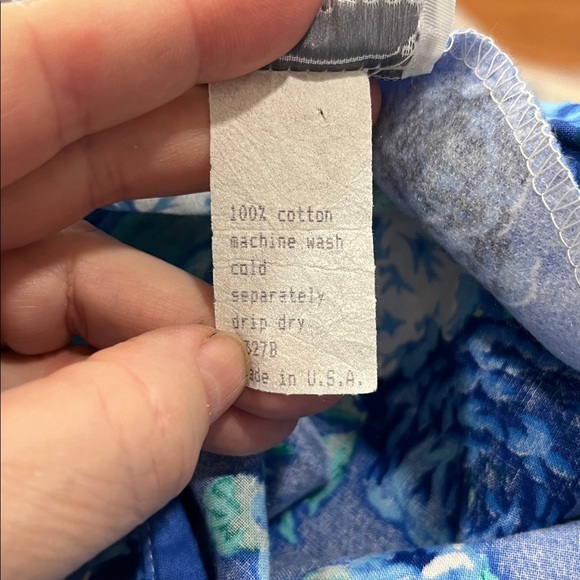 Floral Blue Women's Top - Picture 9 of 9